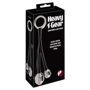 Heavy Gear dzimumlocekļa gredzens un anālie spraudņi, modelis 05385580000 no You2Toys