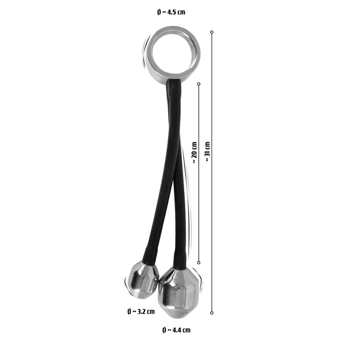 You2Toys heavy gear cock ring & anal plugs set Photo 8