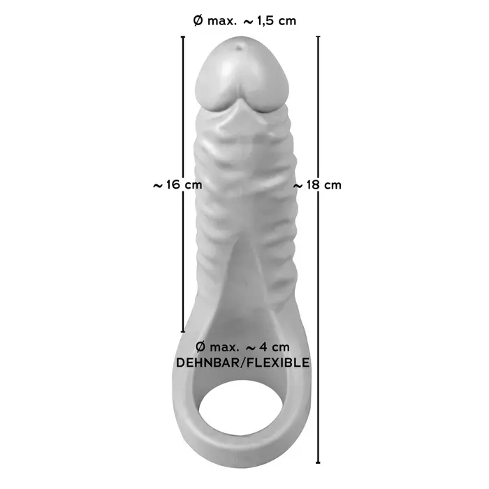 RealistixXx Double Fucker — dubultais gredzens dildo 18 cm Photo 11