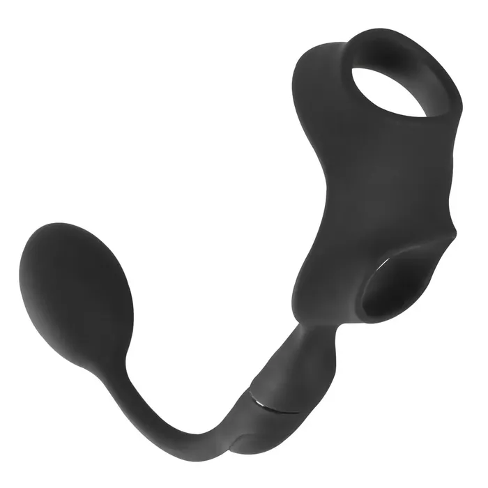 Cock ring with remote vibro butt plug — rebel 05507280000 Photo 2