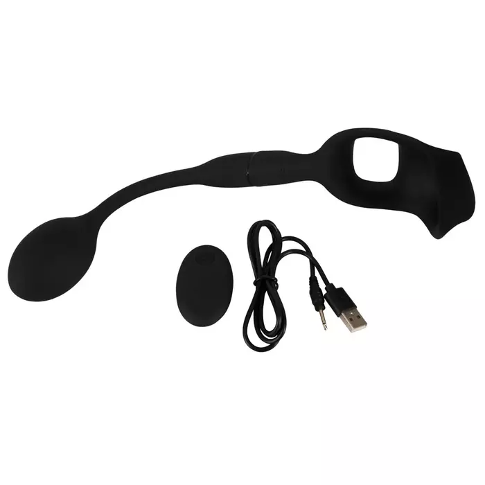 Cock ring with remote vibro butt plug — rebel 05507280000 Photo 7