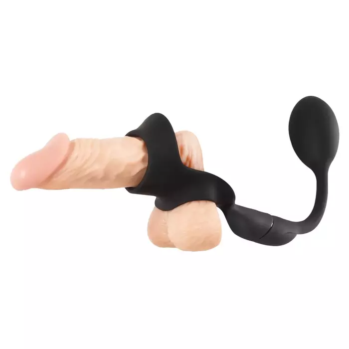 Cock ring with remote vibro butt plug — rebel 05507280000 Photo 11