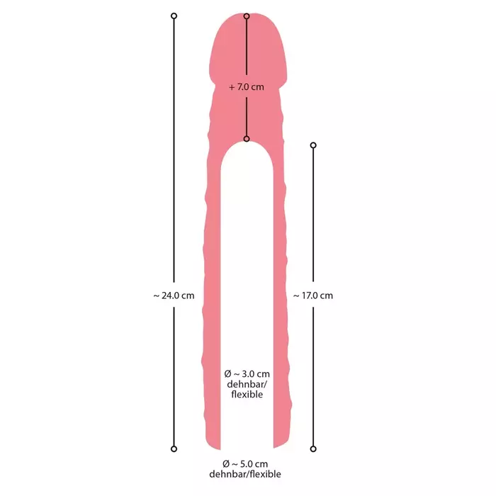Uzlika Nature Skin Extension — TPE, 24 cm Photo 12