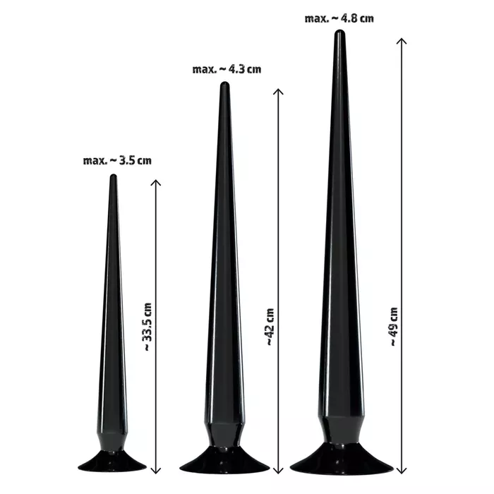 You2Toys Super Long anal plug set — 3 sizes (S/M/L) Photo 8