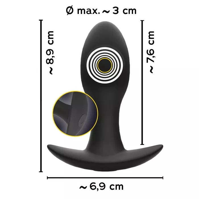Анальная пробка ANOS Mini Plug — 20 режимов Photo 12