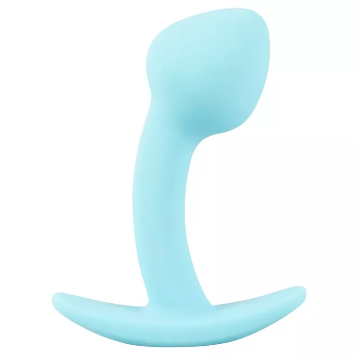 Anal plug Cuties Blue — Cuties, tapered silicone 7.1 cm Photo 2