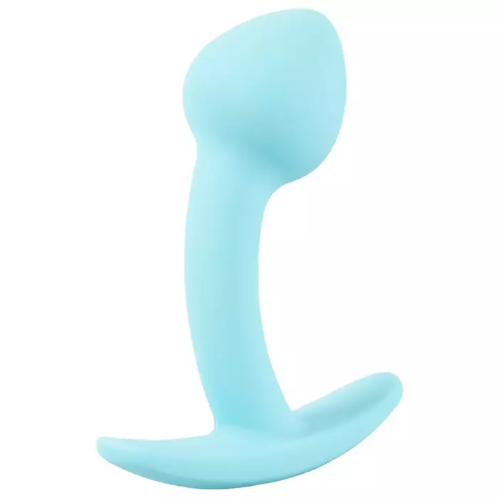 Anal plug Cuties Blue — Cuties, tapered silicone 7.1 cm Photo 3