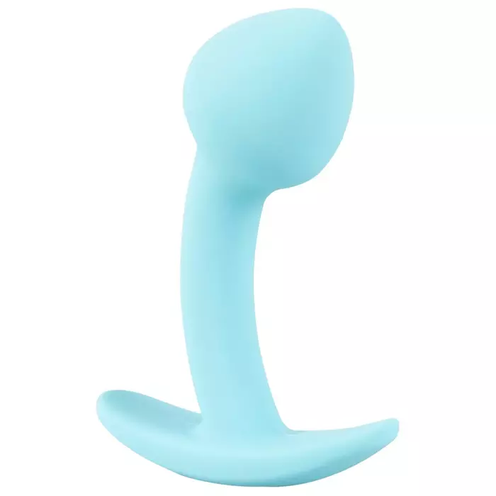 Anal plug Cuties Blue — Cuties, tapered silicone 7.1 cm Photo 4