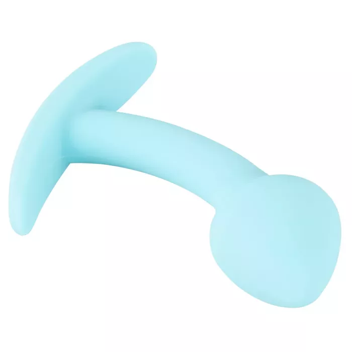 Anal plug Cuties Blue — Cuties, tapered silicone 7.1 cm Photo 6