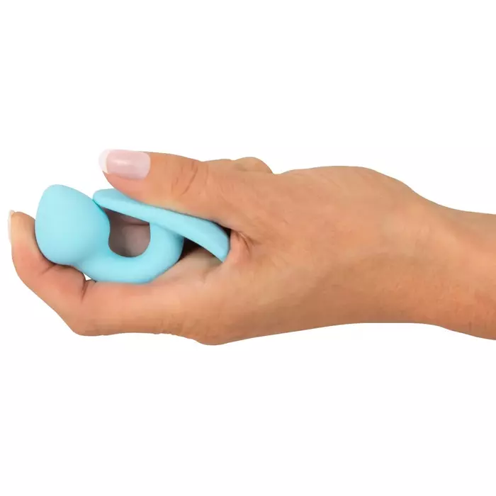 Anal plug Cuties Blue — Cuties, tapered silicone 7.1 cm Photo 8
