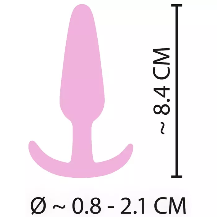 Anālā dēlīte Cuties Rose — silikons, 8,4 cm Photo 8