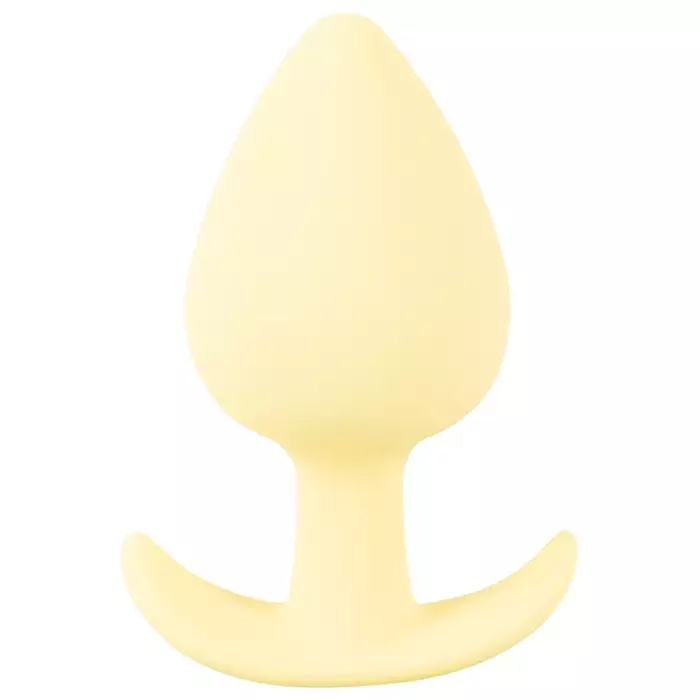 Anal plug Cuties Yellow — Cuties, silicone, 6.5 cm Photo 2
