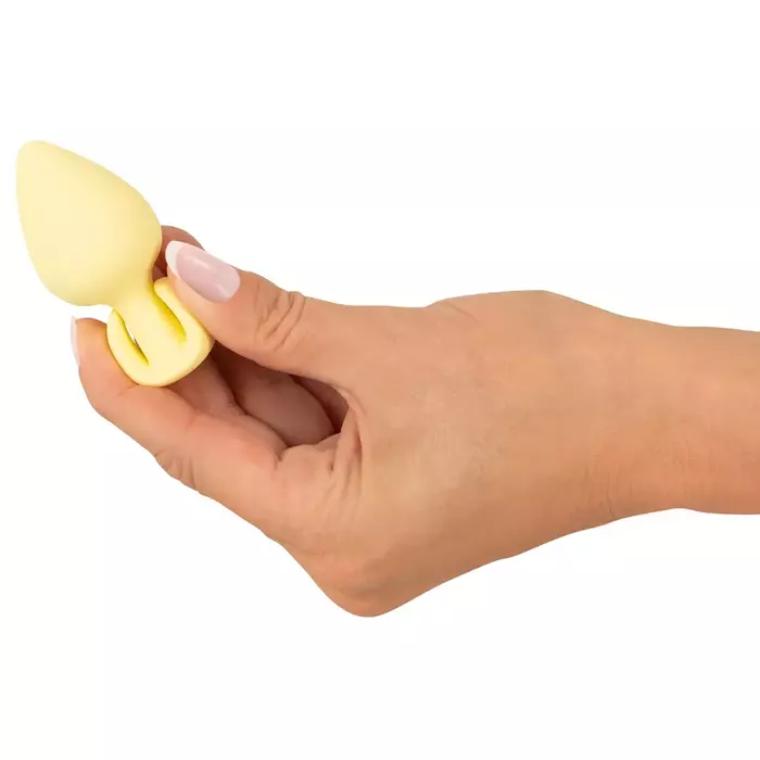 Anal plug Cuties Yellow — Cuties, silicone, 6.5 cm Photo 7
