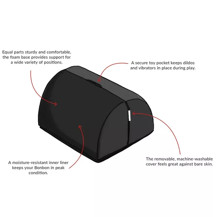 Подушка Liberator BonBon Black Photo 11