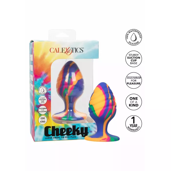 Анальная пробка CalExotics Cheeky Largue Swirl Photo 4