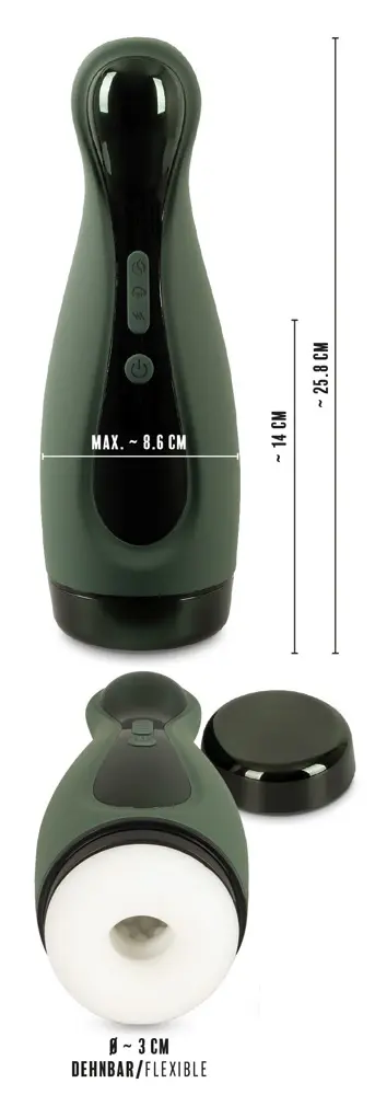 Masturbator Rebel 05519610000 — silicone, 2 functions Photo 14