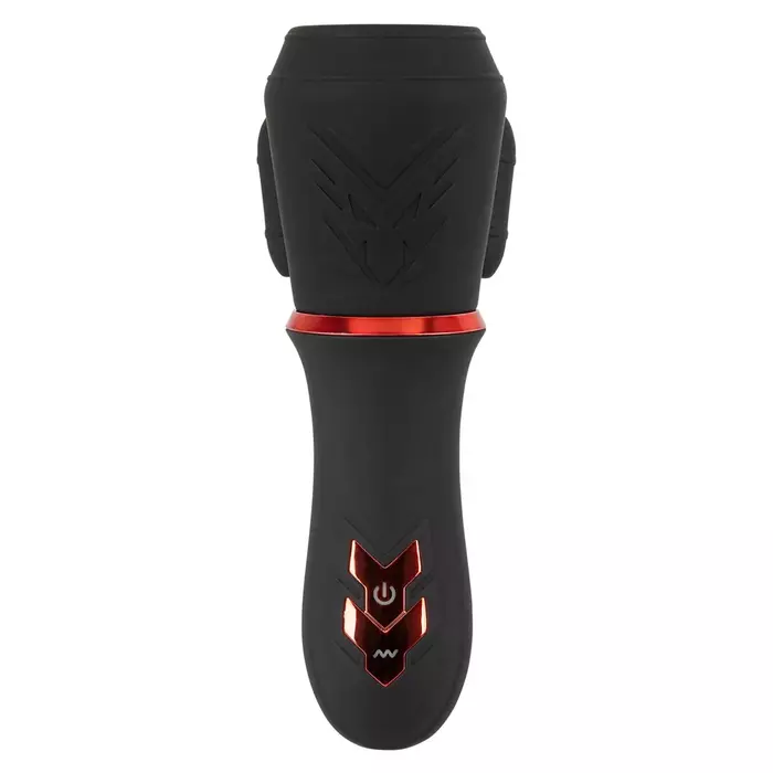 Glans Masturbator rebel — 2 motori, silikons Photo 4