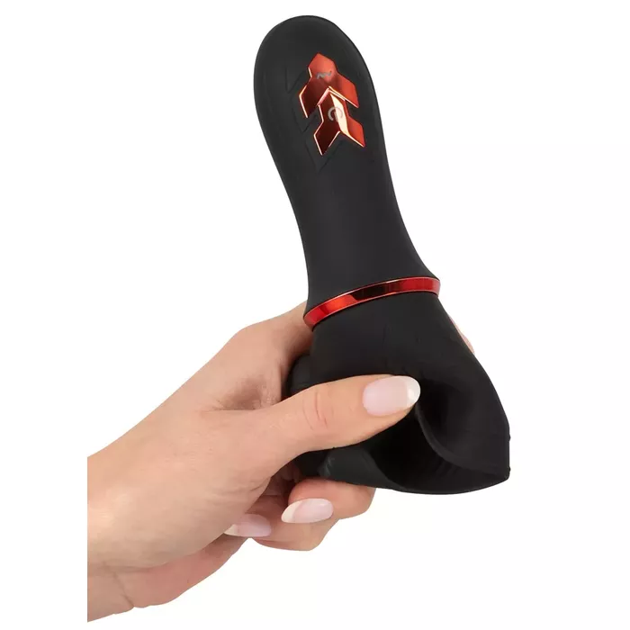 Glans Masturbator rebel — 2 motori, silikons Photo 8