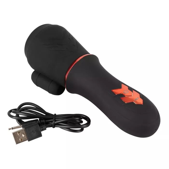 Glans Masturbator rebel — 2 motori, silikons Photo 10