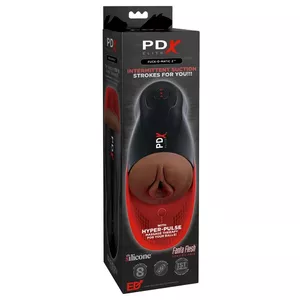 Мастурбатор PIPEDREAM PDX Fuck-O-Matic 2 — силиконовый, водонепроницаемый, всасывание и вибрация, перезаряжаемый, глубина вставки 12.7 см