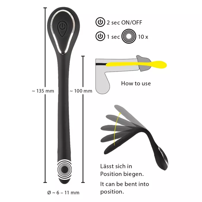 Urethral vibrator Penisplug model D Photo 9