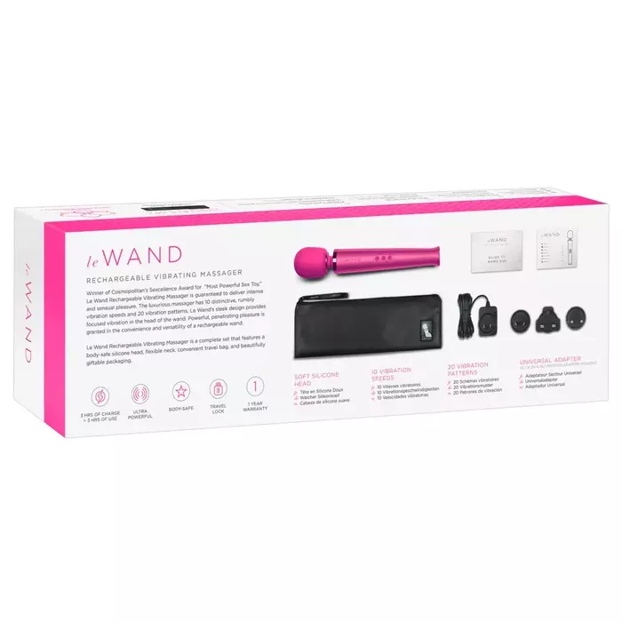 Ручной массажер le wand Magenta Photo 7