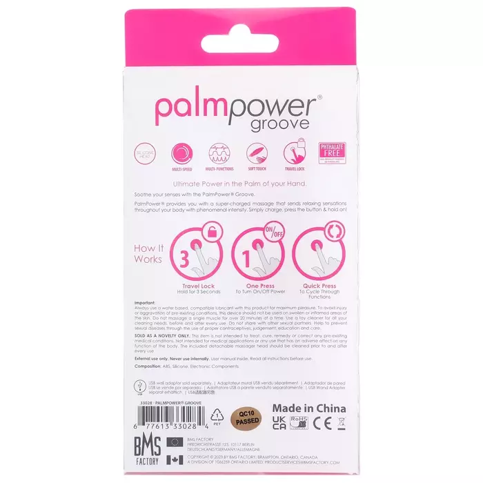 PALMPOWER Groove Mini Wand 54008130000 handheld massager Photo 7