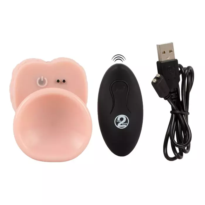 Вибратор Medical Silicone RC — вращающийся, толкающий, вибрирующий, 21 см Photo 7