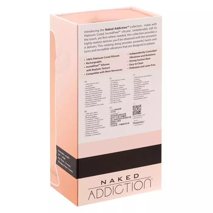 Вибратор Naked Addiction NA 8 Rotating & Vibrating Dong V Photo 11