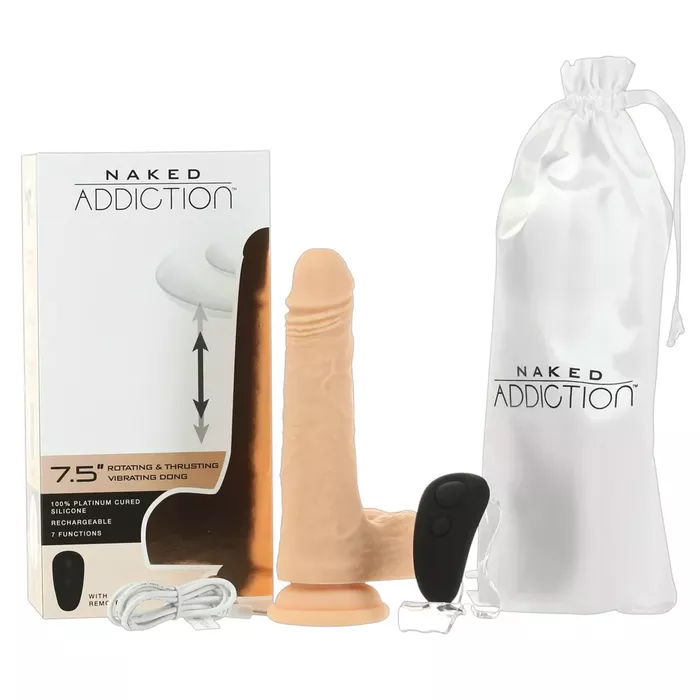 Вибратор Naked Addiction NA 7.5 Rot.&Thr. Photo 9