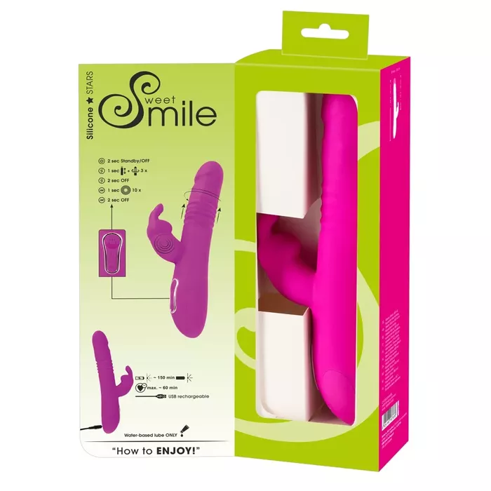 Thrusting Pearl Rabbit vibrators Sweet Smile Photo 10