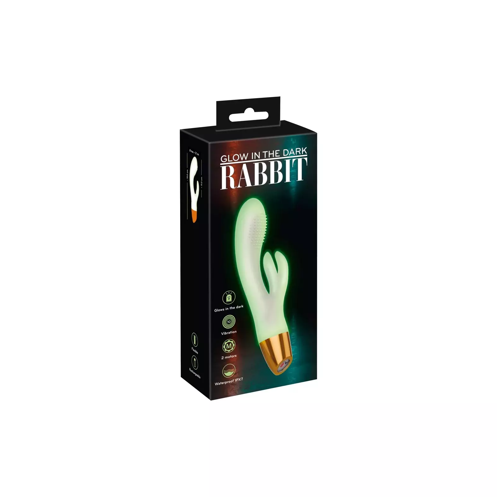 Вибратор You2Toys GITD Rabbit Photo 1