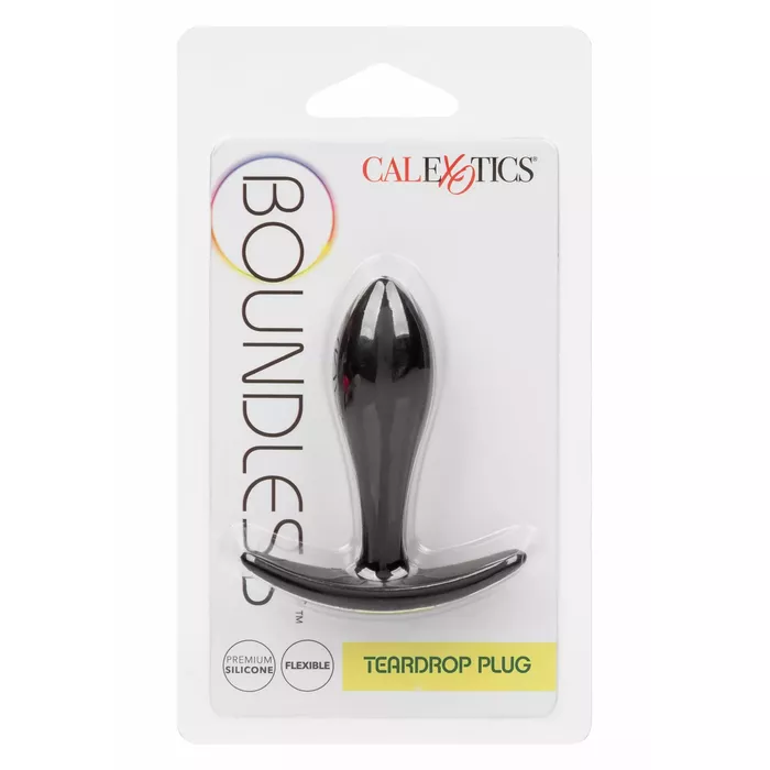 CalExotics Boundless Teardrop Plug — silikona anālais plugs Photo 2