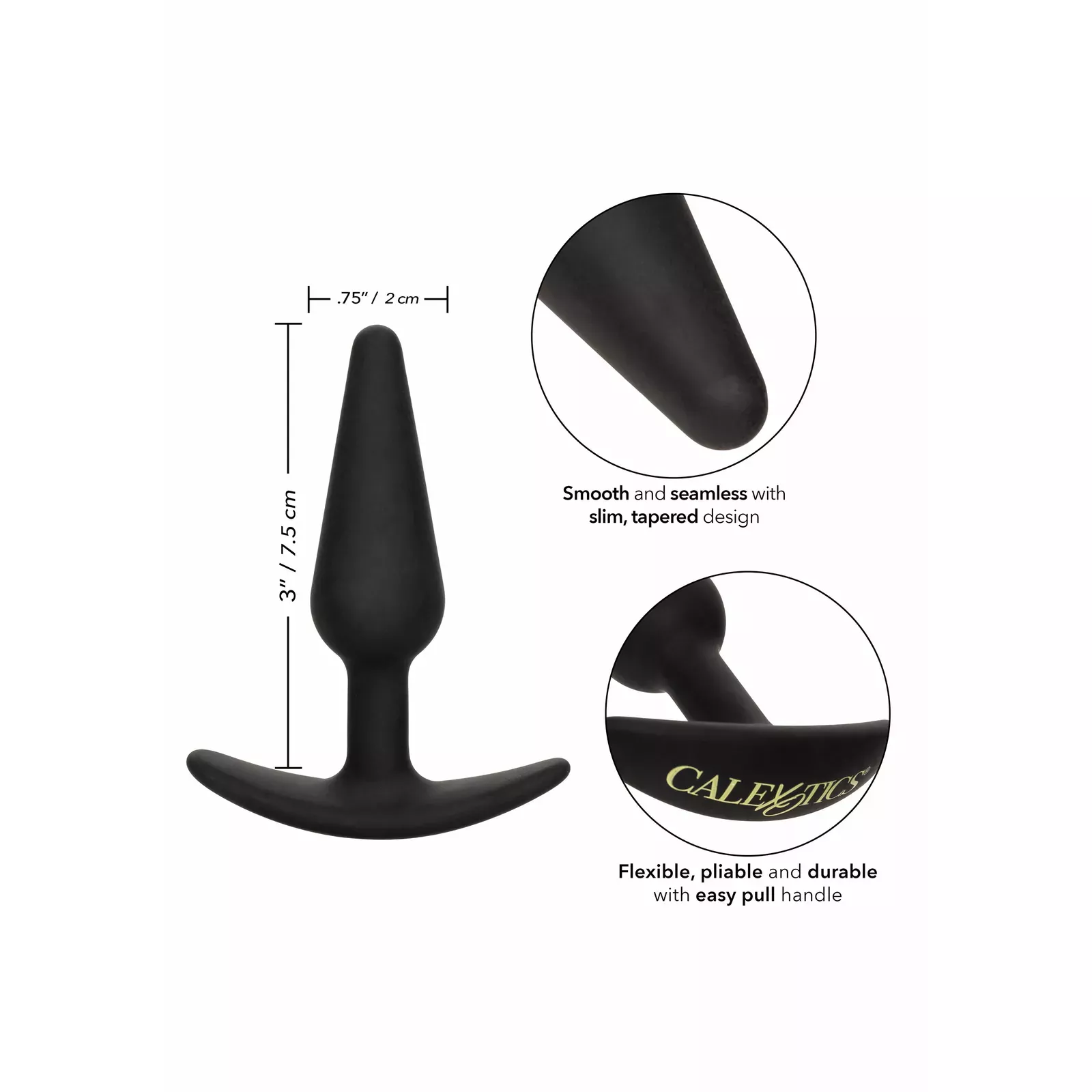 Anālais korķis CalExotics BOUNDLESS SLIM PLUG Photo 8