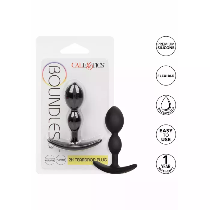 Анальная пробка CalExotics Boundless 2X Teardrop Plug Photo 9