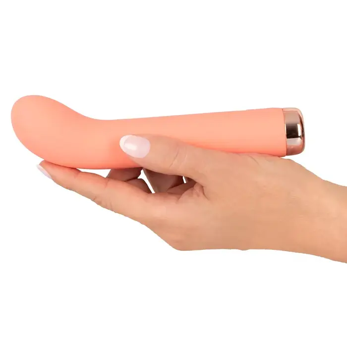 Peachy Mini G-Spot Vibrator — curved silicone 16.5 cm Photo 4
