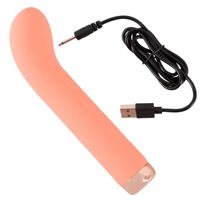 Peachy Mini G-Spot Vibrator — curved silicone 16.5 cm Photo 6