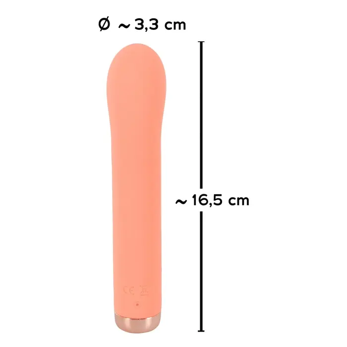 Peachy Mini G-Spot Vibrator — curved silicone 16.5 cm Photo 7