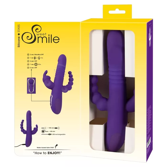 Vibrator Sweet Smile Triple Thrusting V Photo 12