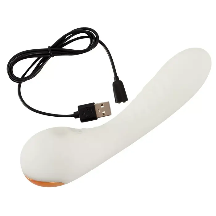 You2Toys GITD G-Spot vibrator — curved silicone 17.9 cm Photo 11