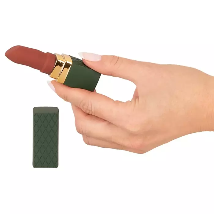 Vibrators Emerald Love Luxurious Lipstick — silikons, 10 režīmi Photo 6