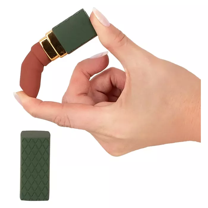 Vibrators Emerald Love Luxurious Lipstick — silikons, 10 režīmi Photo 7