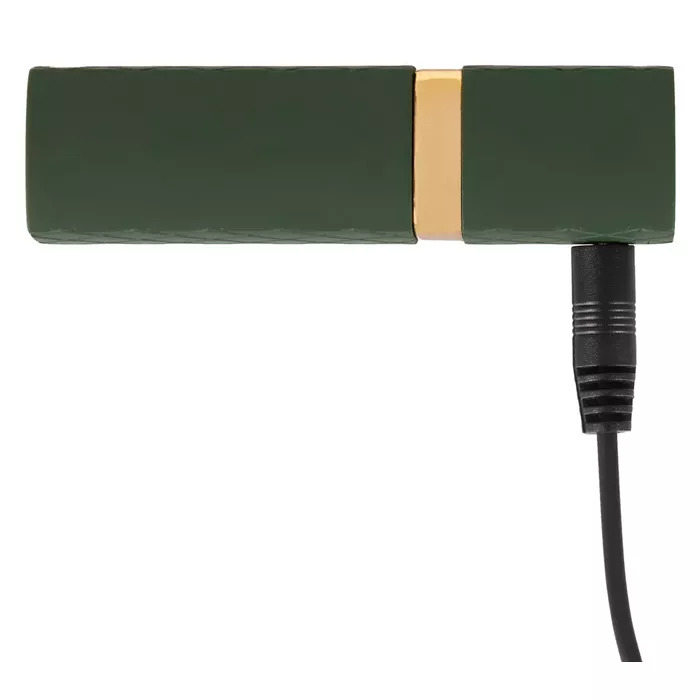 Vibrators Emerald Love Luxurious Lipstick — silikons, 10 režīmi Photo 8