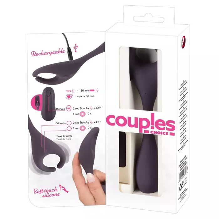 Couples Choice Silicone Couple's Vibrator CC RC Photo 15