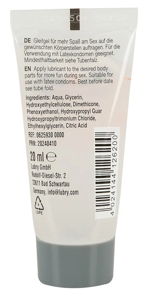 just glide Performance 20 ml — ūdens bāzes lubrikants Photo 6