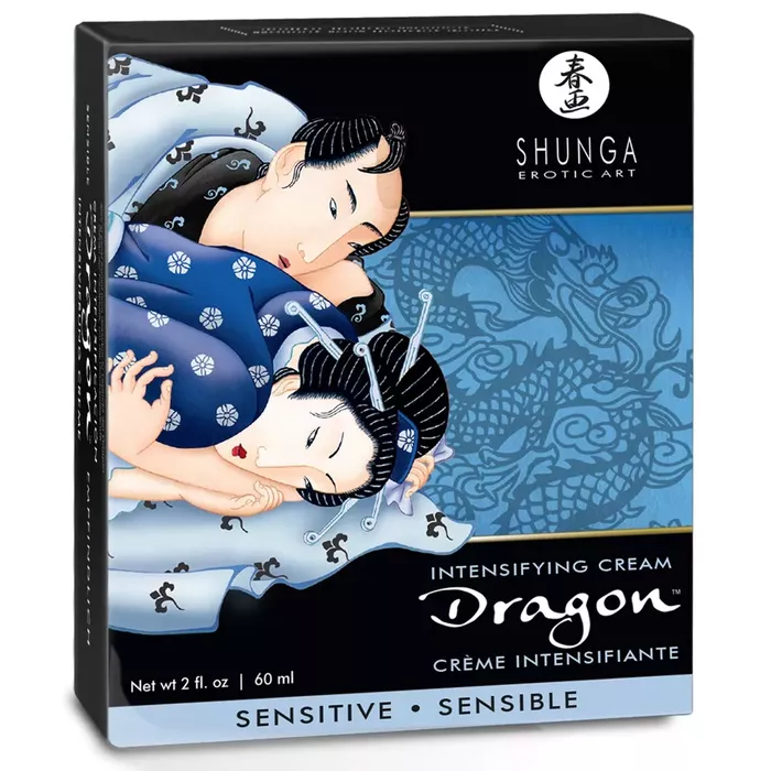 SHUNGA Sensitive Cream Dragon 60 мл разогревающий крем Photo 3