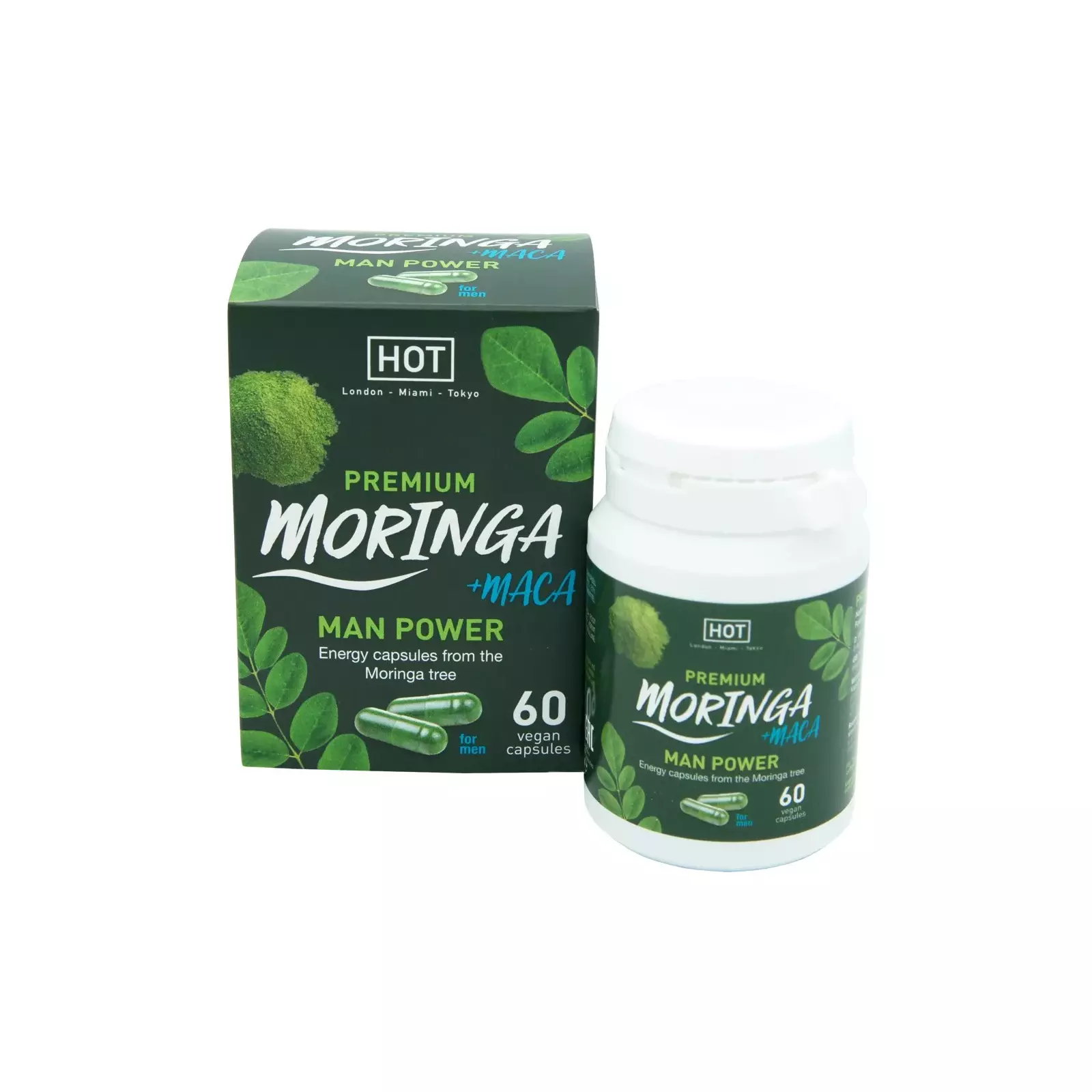 HOT BIO Moringa Man Capsules 60pcs Photo 2