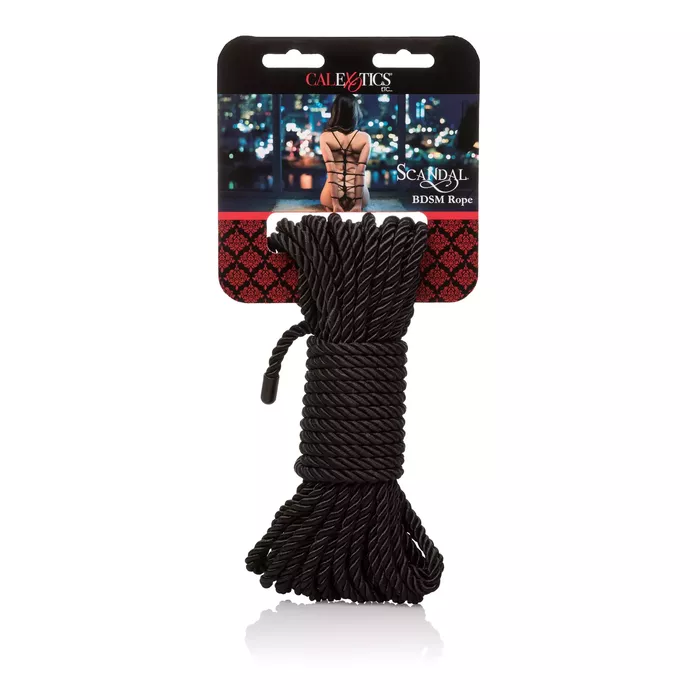 Bondage rope CalExotics Scandal Black — 10 m Photo 2