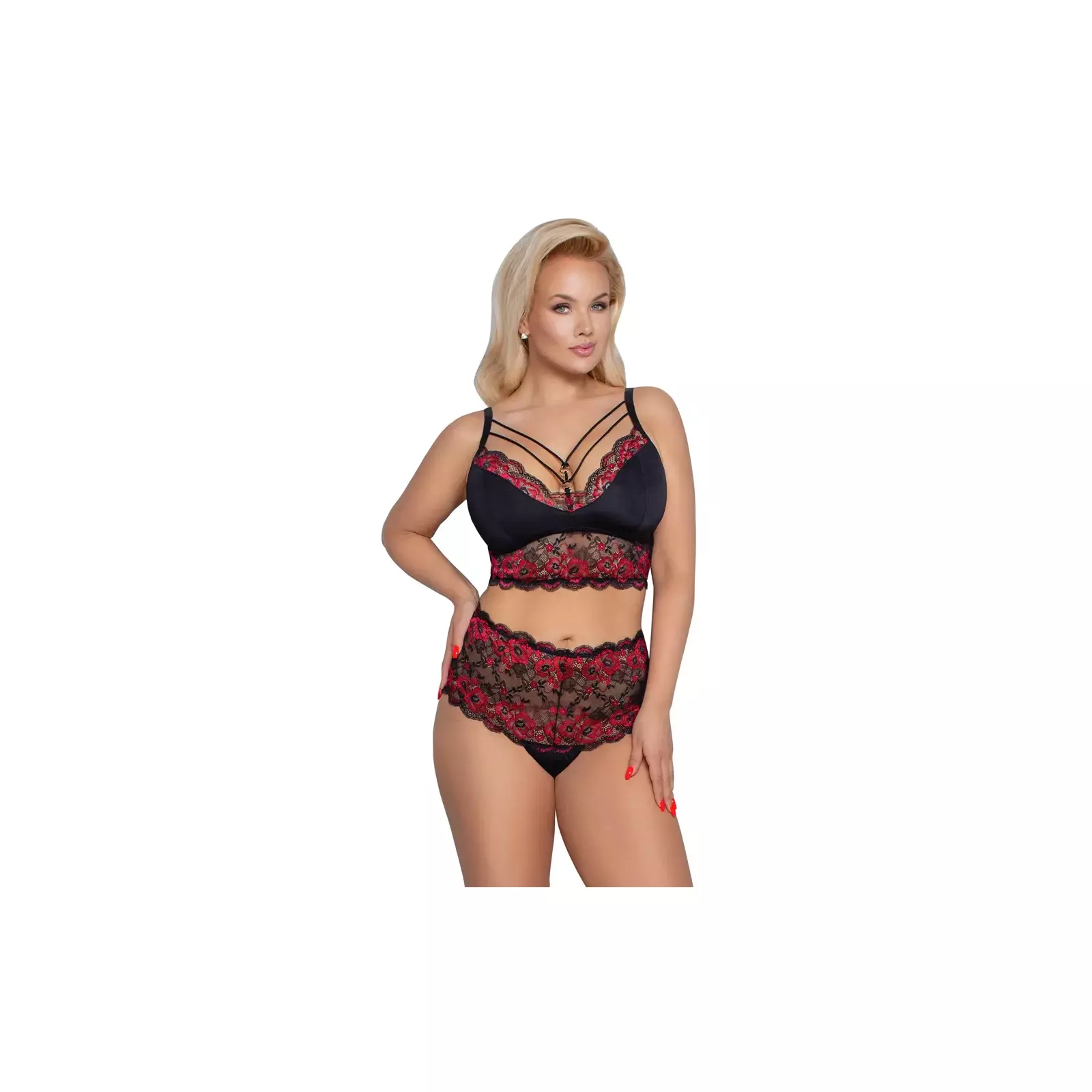 Bra and Briefs Cottelli Collection 3XL 22139741071 Photo 2