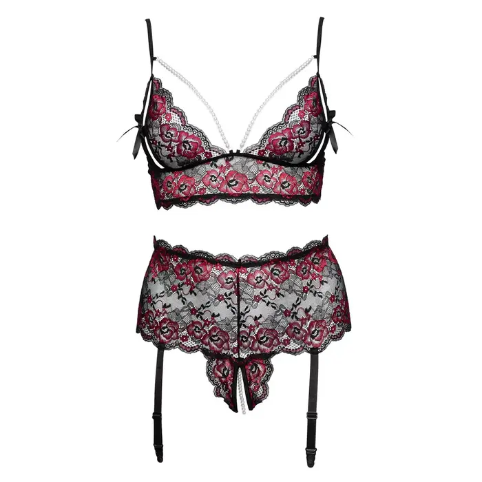 Lingerie set Cottelli Collection Bra Set Pearl XL/2XL Photo 6
